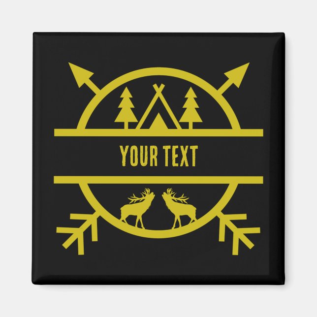 Bushcraft Outdoor Survivalist  Magnet (Front)