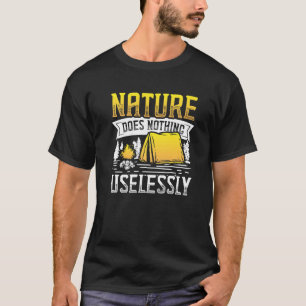 Bushcraft Survivalist Surviving Forest Camping Nat T-Shirt
