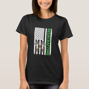Bushcraft Usa Flag Survival Bushcrafting T-Shirt