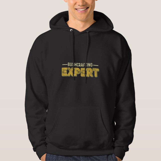 Bushcrafting Survival Expert Hoodie (Front)