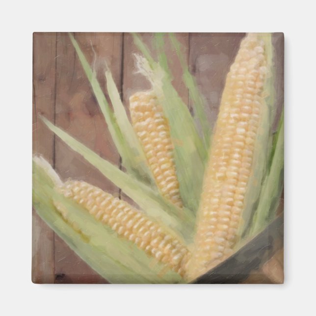 Bushel of corn magnet (Front)