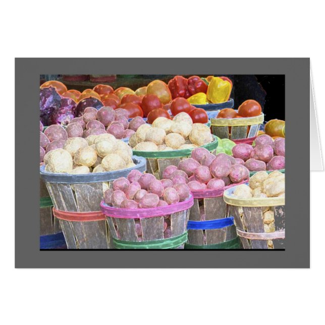 Bushels of Potatoes at the Jean Talon Market (Front Horizontal)