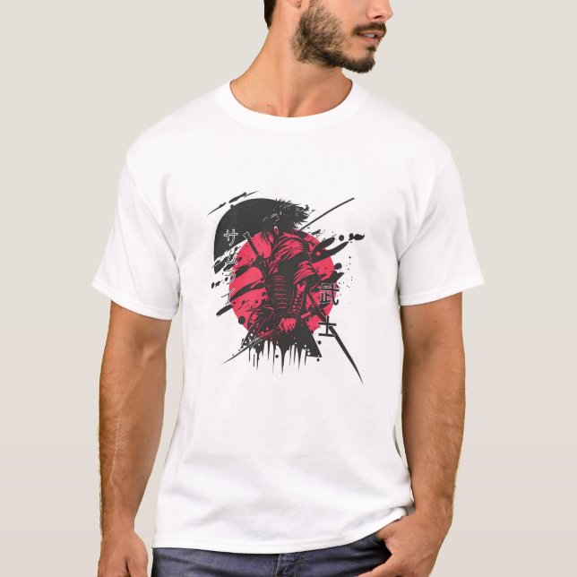 "Bushi Code" Samurai Warrior Tee (Front)