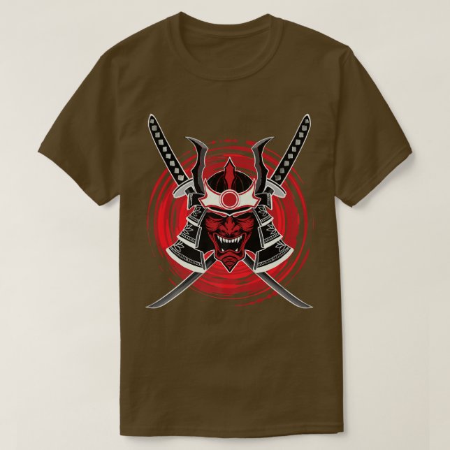 Bushido Code Samurai Katana Premium T-Shirt Copy C (Design Front)