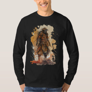 Bushido Retro Japan Samurai Vintage Swords Warrior T-Shirt