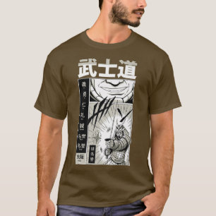 Bushido Samurai Japanese Aesthetic swordsmen Manga T-Shirt