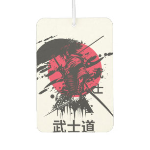 Bushido Spirit: Samurai Warrior Aesthetic Car Air Freshener