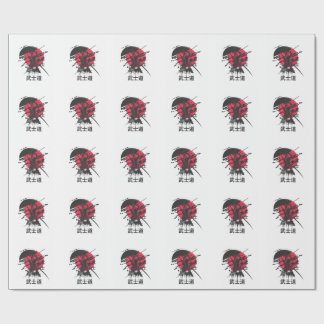 Bushido Spirit: Samurai Warrior Aesthetic  Wrapping Paper