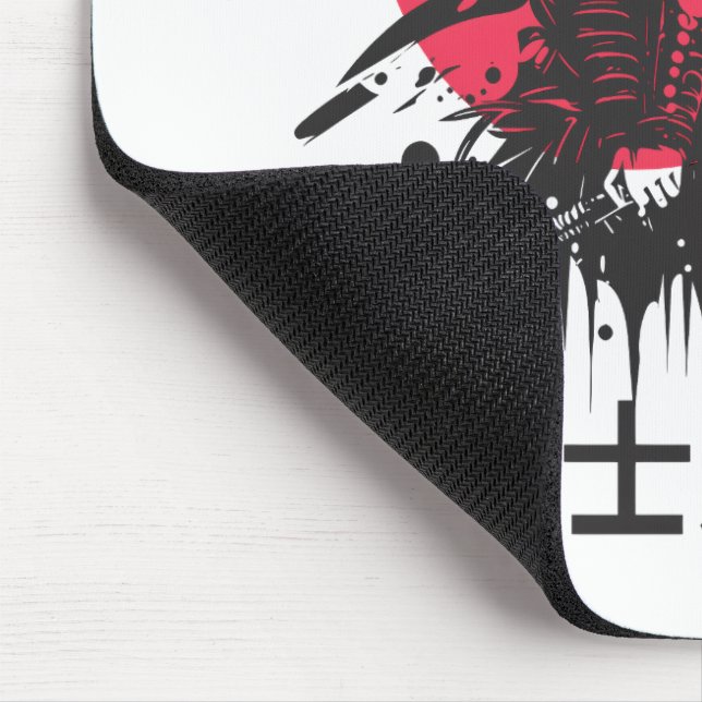 Bushido Spirit: Samurai Warrior Esthetic  Mouse Pad (Corner)