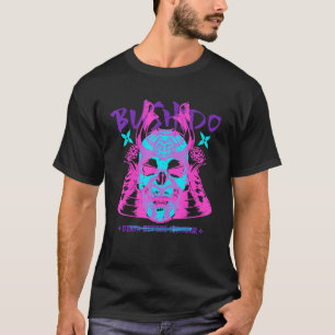 Bushido Vaporwave Grunge Samurai Japanese Warrior  T-Shirt
