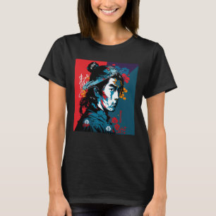 Bushido Vintage Samurai Japanese Warrior Retro Swo T-Shirt