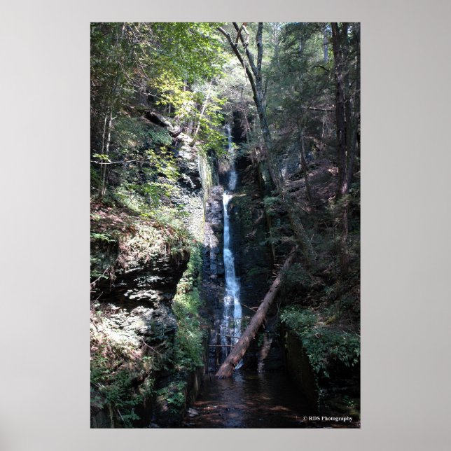 Bushkill Falls in the Poconos. print 0206 (Front)