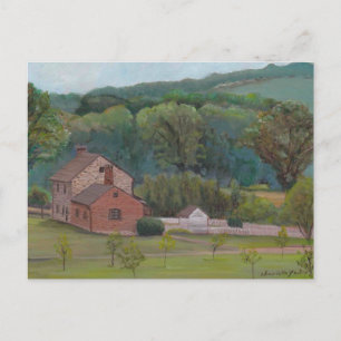 Bushman Farm Gettysburg Original Art Postcard