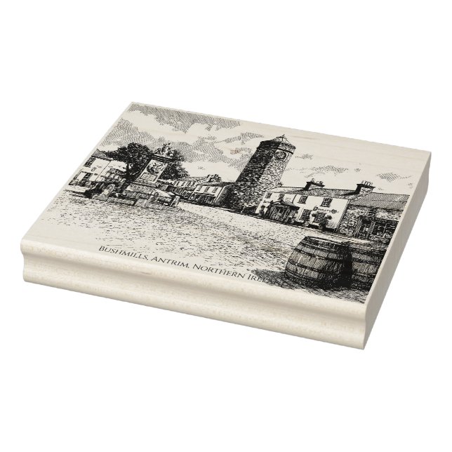 Bushmills, Antrim – Whiskey Heritage  Rubber Stamp (Stamp)