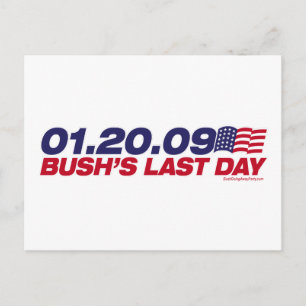 Bush's Last Day Postcard