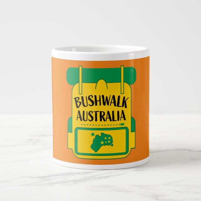 Bushwalking Australia   Doormat Large Coffee Mug (Front)