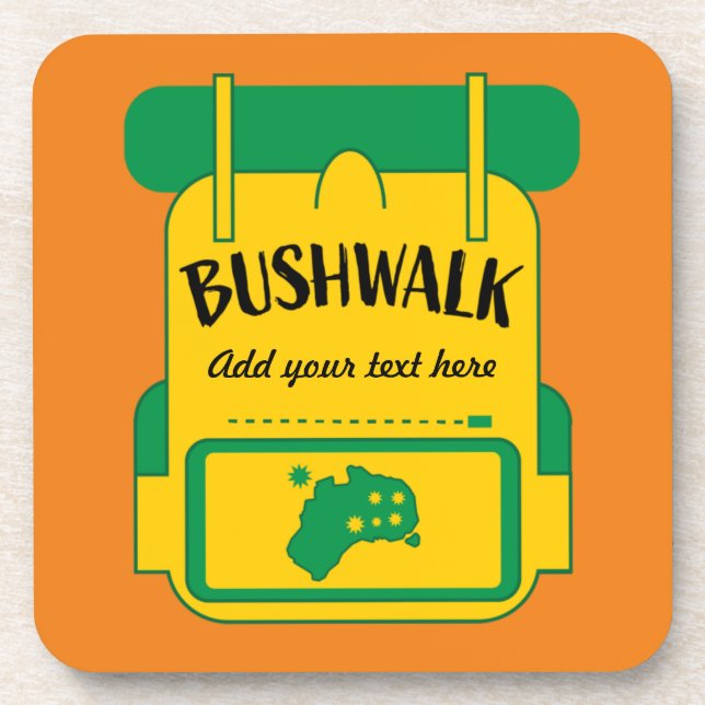 bushwalks australia   coaster (Front)