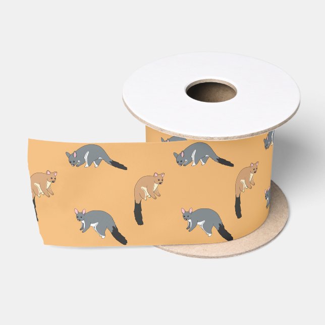 Bushy Tail Possums Satin Ribbon (Spool)