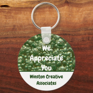 Business Abstract Customer Employee Appreciation  Key Ring
