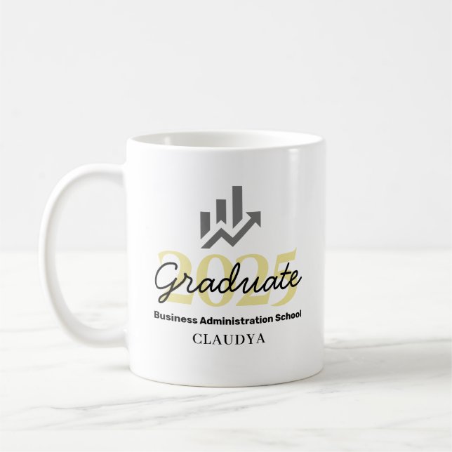 Business Administration Graduate Class of 2025 Coffee Mug (Left)