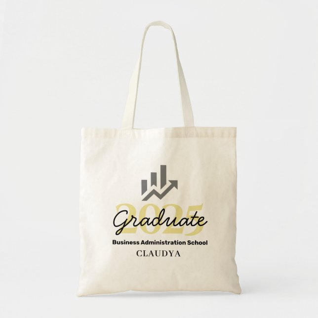 Business Administration Graduate Class of 2025 Tote Bag (Front)
