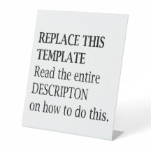 Business Advertising Event Modern Pedestal Sign