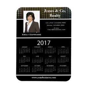 Business Advertising/Promotional 2017 Calendar II Magnet