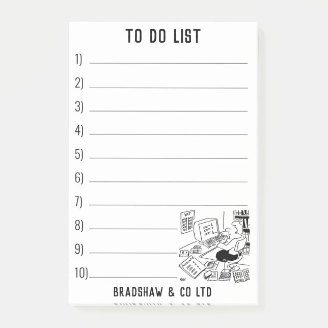 Business and Office Services to Personalise Post-it Notes (Front)