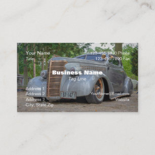 Business Antique Car HAMbyWG Card