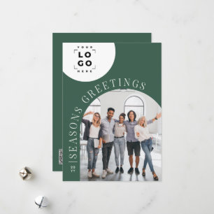 Business Arch Photo green logo Christmas Holiday