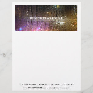 business as usual custom letterhead