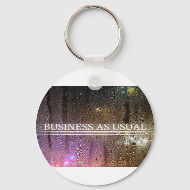 business as usual key ring (Front)