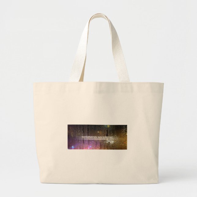 business as usual large tote bag (Front)