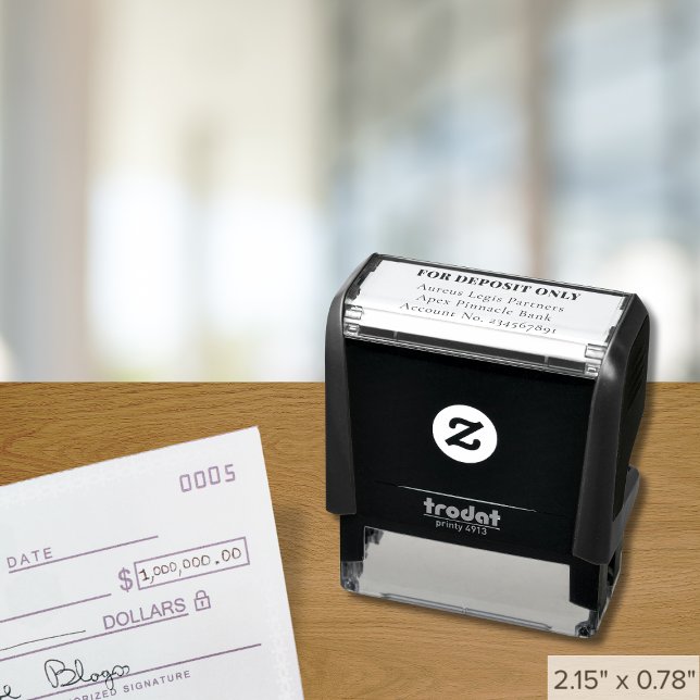 Business Bank Deposit Self-inking Stamp (Creator Uploaded)