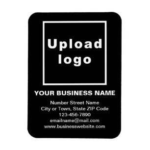 Business Black Flexible Photo Magnet