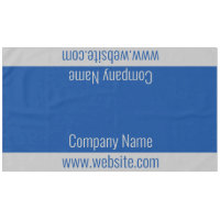 Business Blue and Grey Text Template