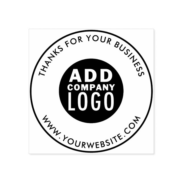 Business Brand Logo Custom DIY Rubber Stamp (Imprint)