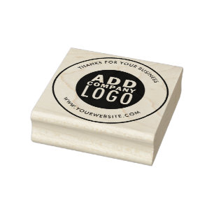 Business Brand Logo Custom Rubber Stamp
