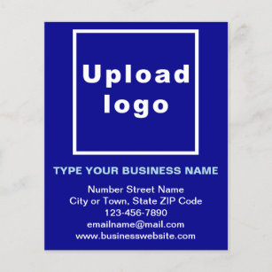 Business Brand on Blue Paper Sheet 