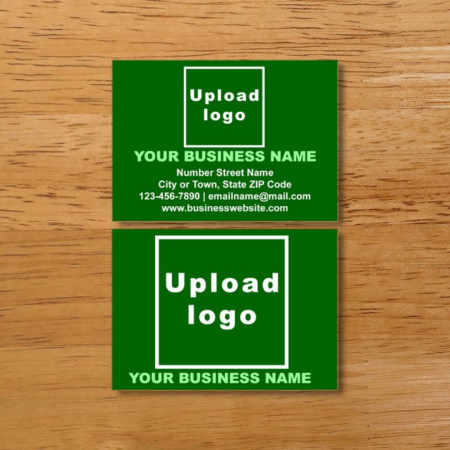Business Brand on Green Calling Card (Creator Uploaded)