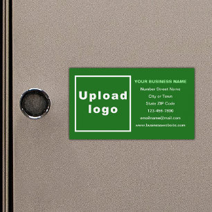 Business Brand on Green Magnetic Card