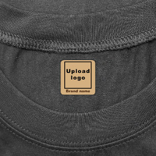 Business Brand on Light Brown Square Clothing