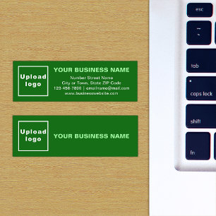 Business Brand on Mini Size Green Card