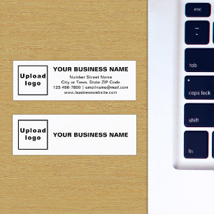 Business Brand on Mini Size White Card