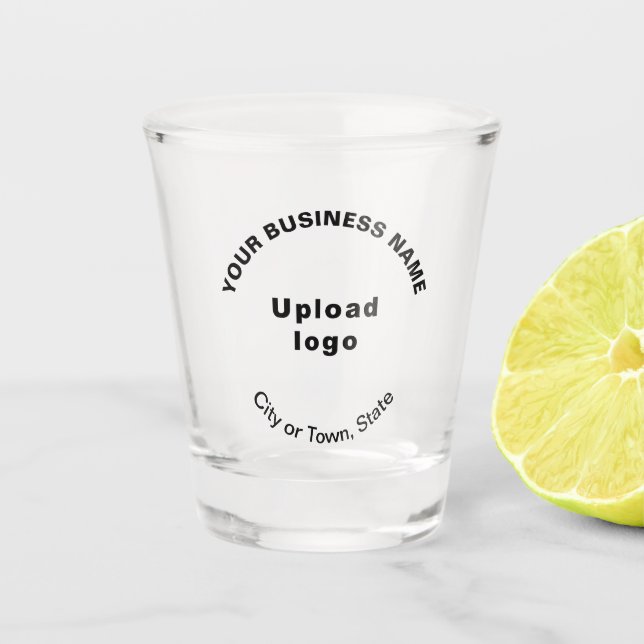 Business Brand on Shot Glass (Front)