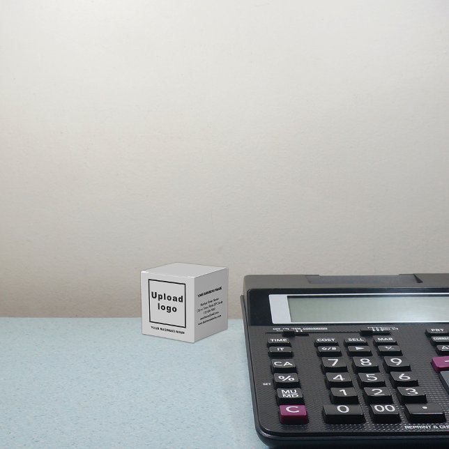 Business Brand on Small Grey Colour Box (Build brand name awareness. Your business brand on small size gray classic favor box.)