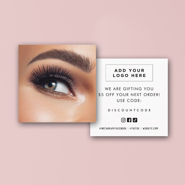 Business Branding Coupon Code | Packing Card (Creator Uploaded)