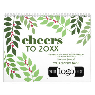 Business Branding Promo - with Logo Monthly Goals Calendar