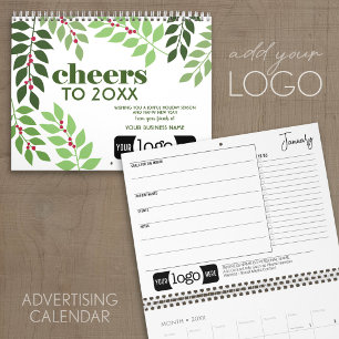 Business Branding Promo - with Logo Monthly Goals Calendar