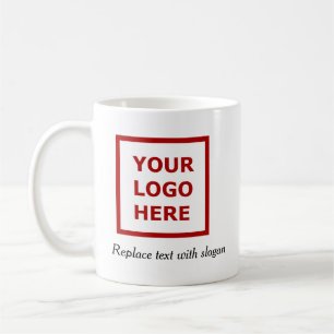 Business Branding Promotional Logo Slogan Address Coffee Mug